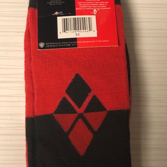 New Harley Quinn Knee-high socks - Picture 3 of 4